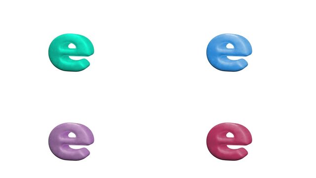 Letra e