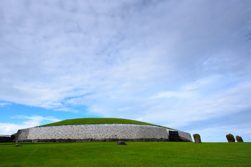 The five thousand year old passage tomb of Newgrange in the Boyne valley