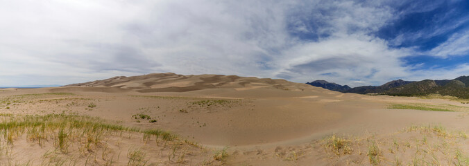 Fototapeta na wymiar Great Sand Dunes National Park Panorama, Colorado