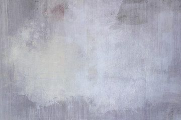 Grey purplish grunge painting glace background or texture