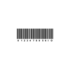 barcode icon vector design symbol
