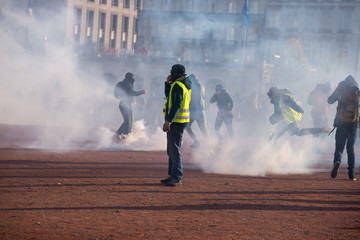 Manifestation des Gilets Jaunes Lyon 2019