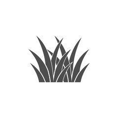 grass icon vector design symbol