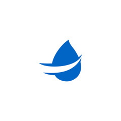 nature water logo icon vector design symbol