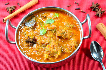 Rogan josh is famous Indian mutton goat curry dish