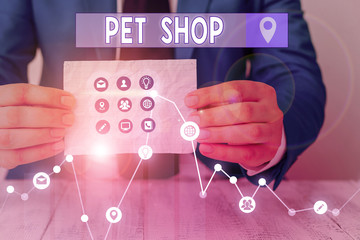 Handwriting text Pet Shop. Conceptual photo Retail business that sells different kinds of animals to the public