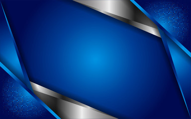 luxurious blue abstract background with white lines