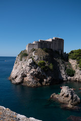 Buildings and Architecture of Dubrovnik Old Town on the Adriatic Coast, Croatia