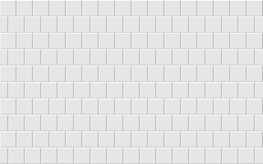 White brick wall background. Abstract geometric Seamless pattern. Vector illustration. eps 10