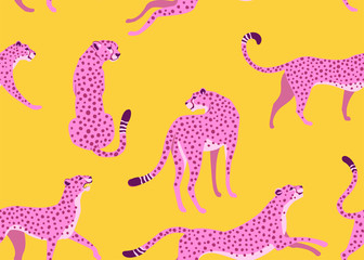 Abstract leopard pattern. Vector seamless texture. Trendy Illustration. - 306204128