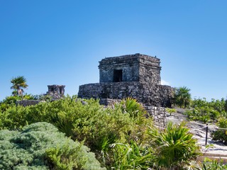 Fototapeta na wymiar Mayan ruins of Tulum - Mexico