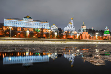 Christmas in Moscow. Moscow Kremlin