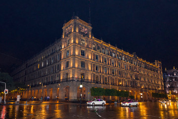 Obraz premium Buildings and monuments of the City of Mexico