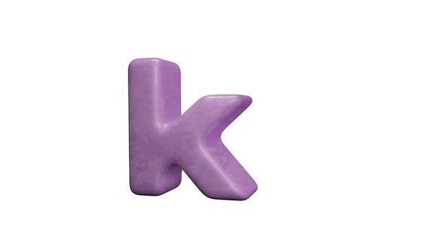 letra k