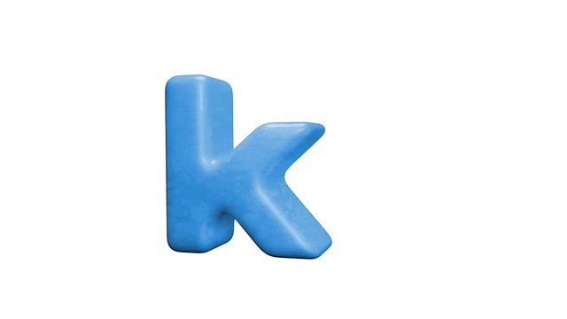 letra k