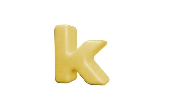 letra k
