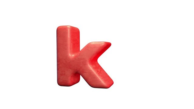 letra k