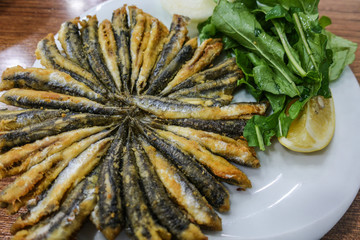 Turkish Fried Anchovy, Hamsi Tava