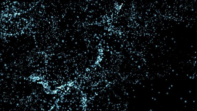 Digital wave music or Nerve wave and small atom particles move motion on DNA cell form background.medical illustration of influenza Coronavirus cells covid-19  virus bio cell floating in Secretion. - Powered by Adobe