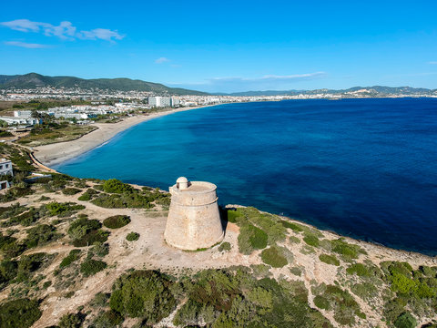 Playa den Bossa, Ibiza. Spain.