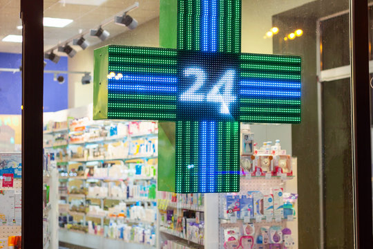 medical cross pharmacy 24 healthcare assistance drugstore medicine
