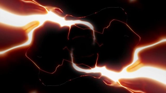 Awesome Action Electricity Energy Flash Fx/ 4k animation of power dynamic comic and manga flash fx with electric patterns and paralysing rays seamless looping