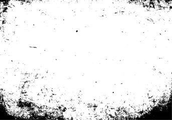 Rough black and white texture vector. Distressed overlay texture. Grunge background. Abstract textured effect. Vector Illustration. Black isolated on white background. EPS10.