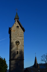 Kamienna wieża kościelna, Świątynia Wang, Karpacz © Ewa