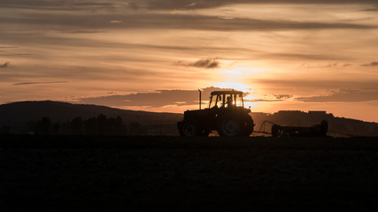 Fototapeta premium Trattore - Agricoltura