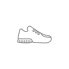 sneakers, sports, shoes. Element of simple icon for websites, web design, mobile app. Thick line icon for website design and development, app development