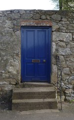 Fototapeta na wymiar The blue door