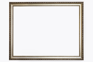 antique picture frame silvery