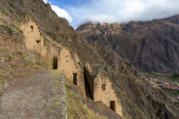 Ruins of Ollantaytambo in Peru.