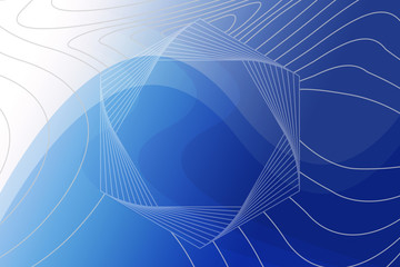 Naklejka premium abstract, blue, fractal, technology, wallpaper, design, light, texture, digital, pattern, concept, science, illustration, web, business, futuristic, space, perspective, wave, computer, black, grid