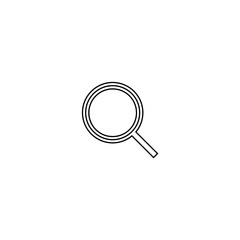 Search icon. File find symbol.  Logo design element
