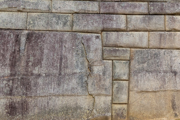 View of the ruins of Machu Picchu