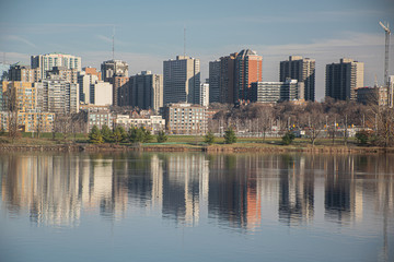Fototapeta na wymiar view of Ottawa city 