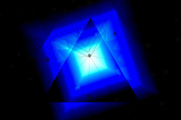 Fototapeta premium abstract, blue, illustration, design, wallpaper, graphic, business, technology, light, digital, concept, pattern, texture, white, shape, art, 3d, geometric, internet, backdrop, sphere, bright, earth
