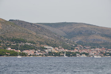 Fototapeta na wymiar view of the town in croatia