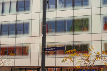 2019 Croatia, Zagreb: trg Europe building in city Zagreb