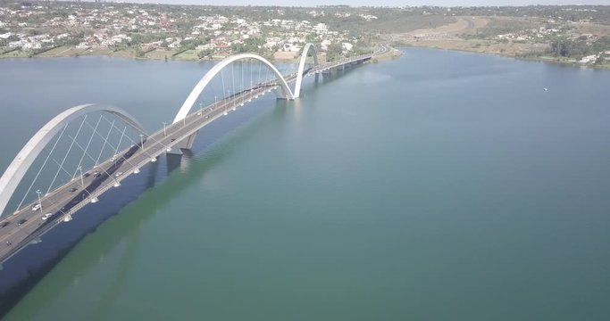 Ponte juscelino kubitschek lago paranoa brasilia brasil df distrito federal