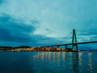 Stavanger City Bridge Panoramic view