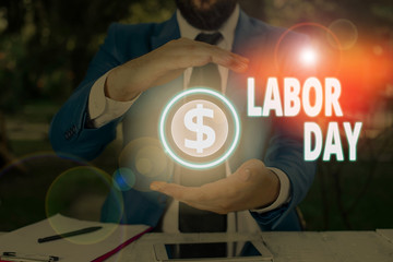 Handwriting text Labor Day. Conceptual photo an annual holiday to celebrate the achievements of workers