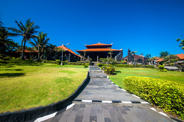 A beautiful view of Tanah Lot temple in Bali, Indonesia