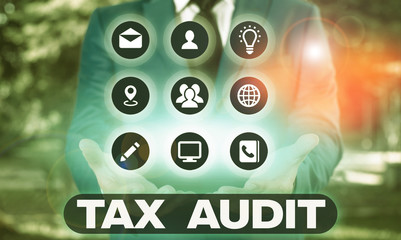 Word writing text Tax Audit. Business photo showcasing examination or verification of a business or...