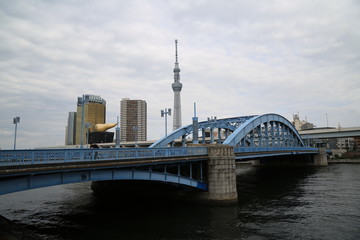 Obraz premium Eitai bridge, Tokyo, Japan