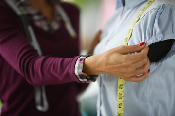 Hardworking female tailor