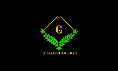 Flower monogram. Classic ornament with letter L. Classic design elements for wedding invitations, business, restaurant, heraldry