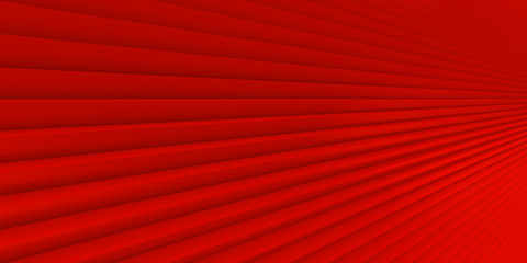 Red stripe waves pattern futuristic background. 3d render illustration