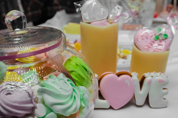 confectionery gingerbread cupcakes delicious table